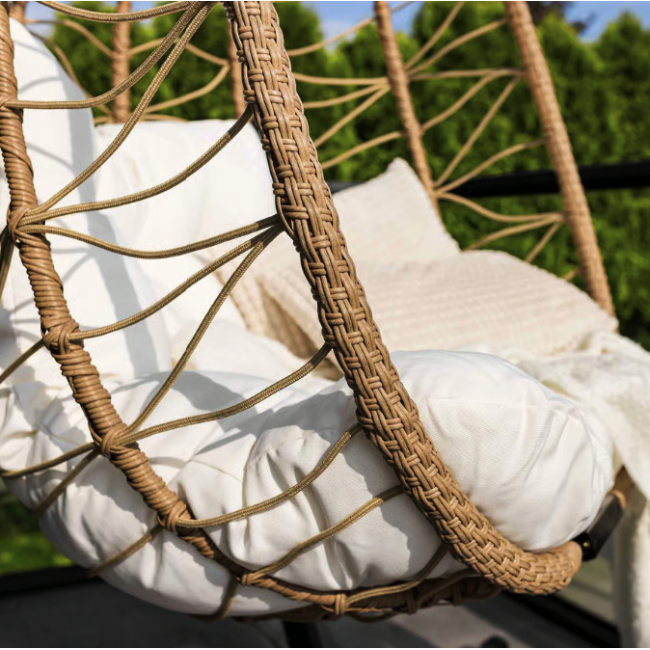 Підвісне крісло-кокон Di Volio Corta одномісне бежевий