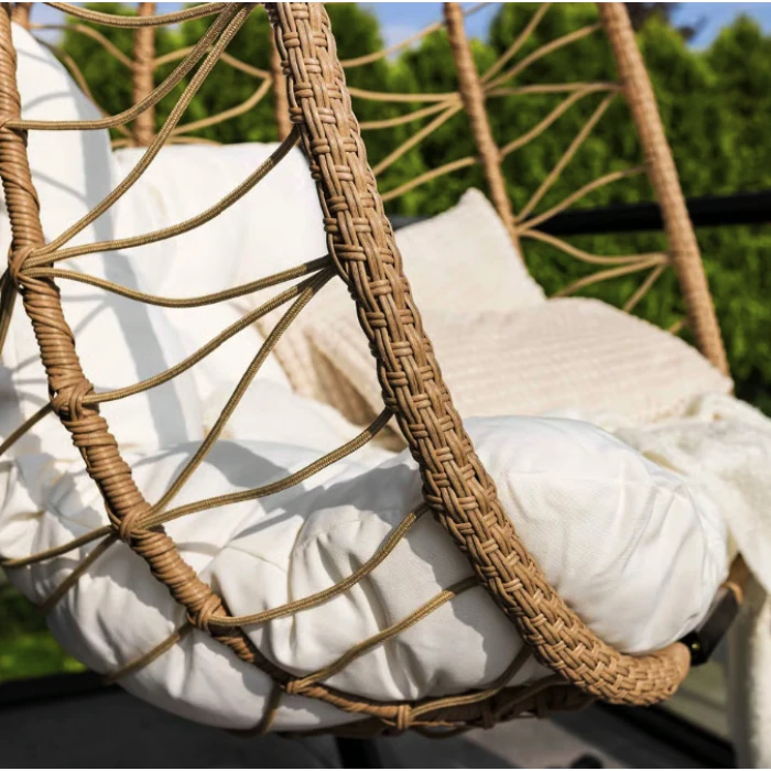 Підвісне крісло-кокон Di Volio Corta одномісне бежевий