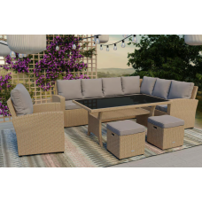 Набор садовой мебели Di Volio ROSSANO Бежевый/Светло-серый