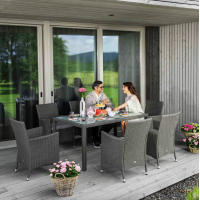 Садовая мебель Di Volio VERONA 6+1 Серый/серый