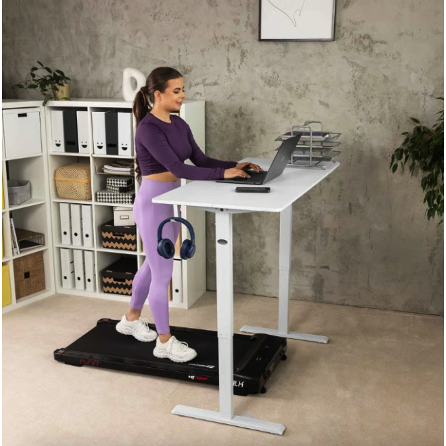 Компьютерный стол с регулируемой высотой Di Volio Amone белый