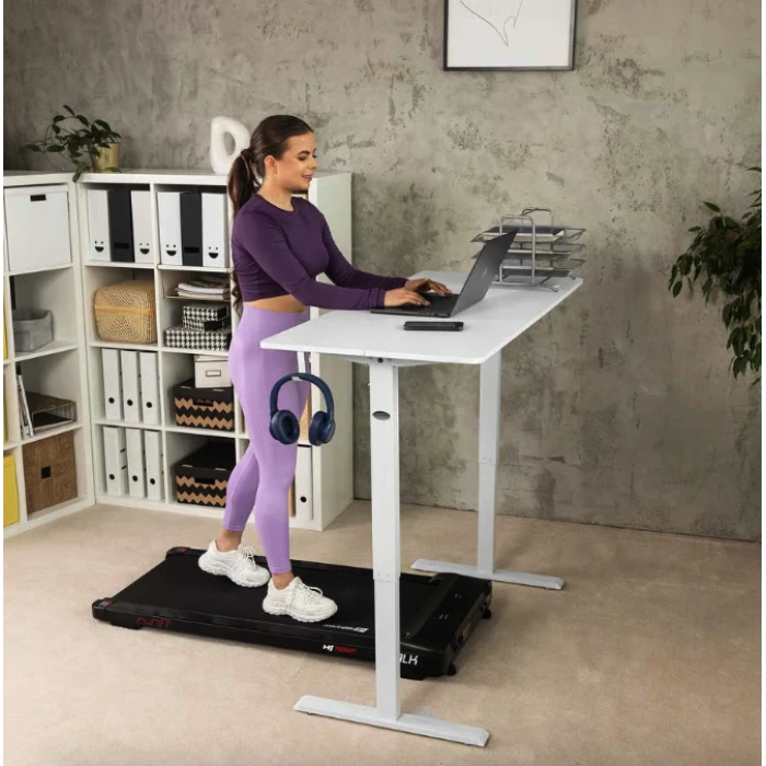 Компьютерный стол с регулируемой высотой Di Volio Amone белый