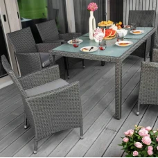 Садовая мебель Di Volio VERONA 6+1 Серый/серый