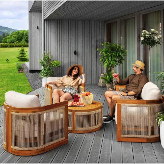 Комплект садовой мебели Di Volio Groseto бежевый