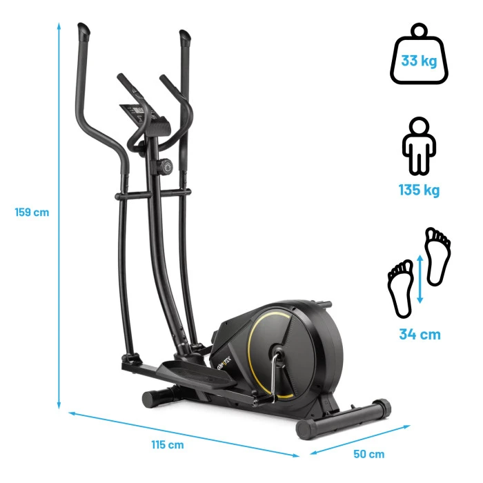 Орбитрек Gymtek XC1500 магнитный золотой