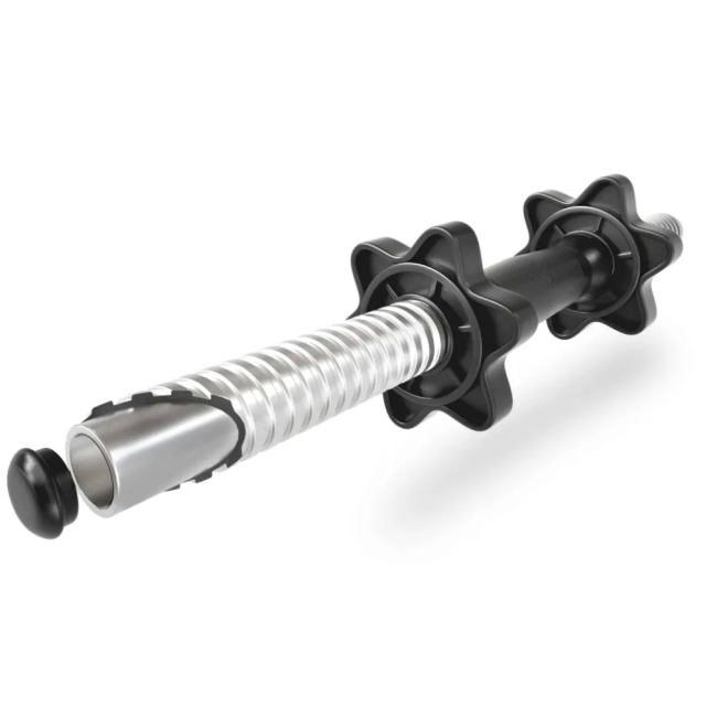 Набір гантелі-штанга 2в1 Besport PowerPro 59кг з перехідником