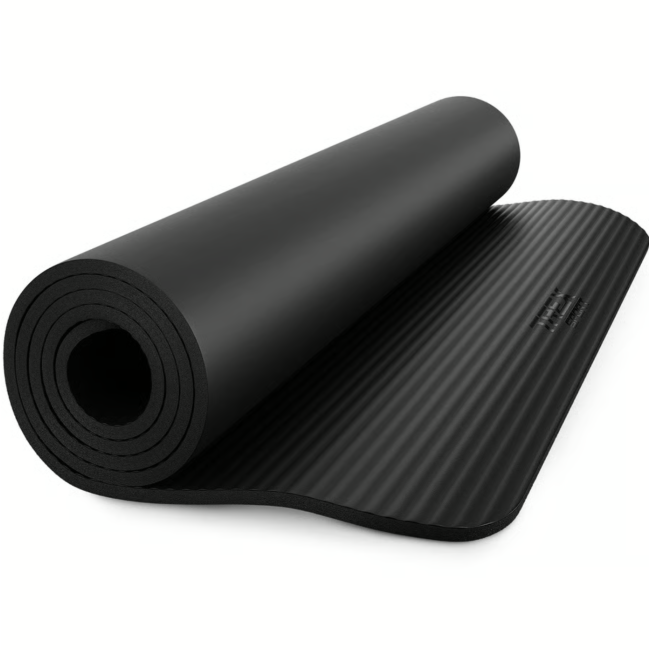 Коврик для йоги TX-019NGM NBR 1см 190х80 черный