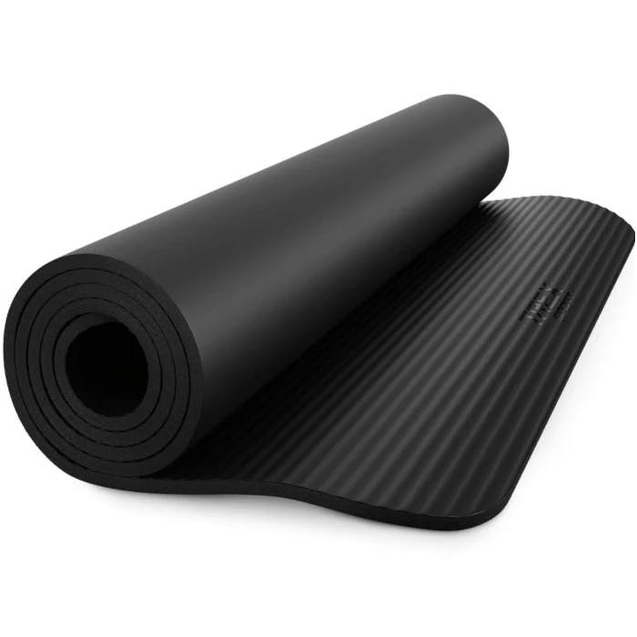Коврик для йоги TX-019NGM NBR 1см 190х80 черный