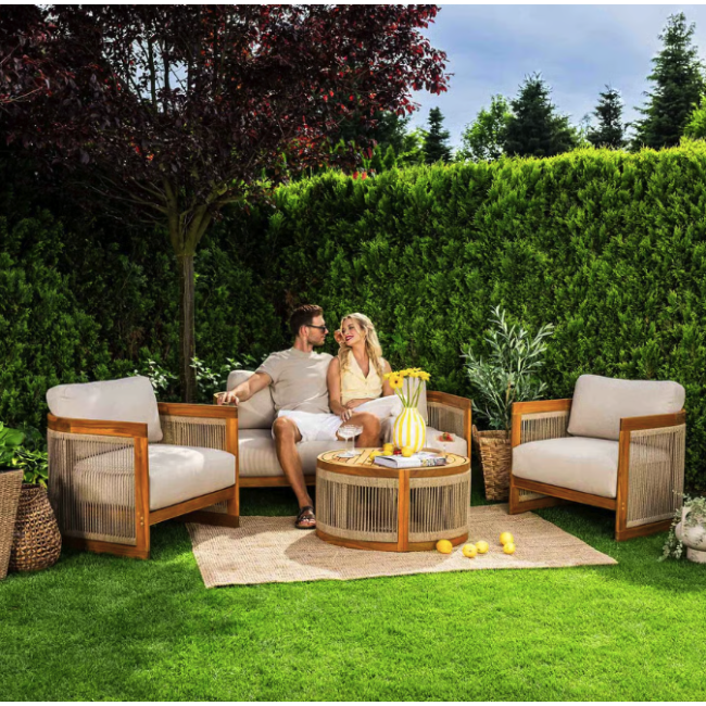 Комплект садовой мебели Di Volio Groseto бежевый