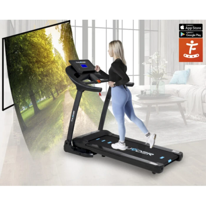 Беговая электрическая дорожка THUNDER PHENOM-S-BLACK