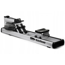 Гребной водный тренажер WaterRower M1 LoRise S4 Aluminum серый