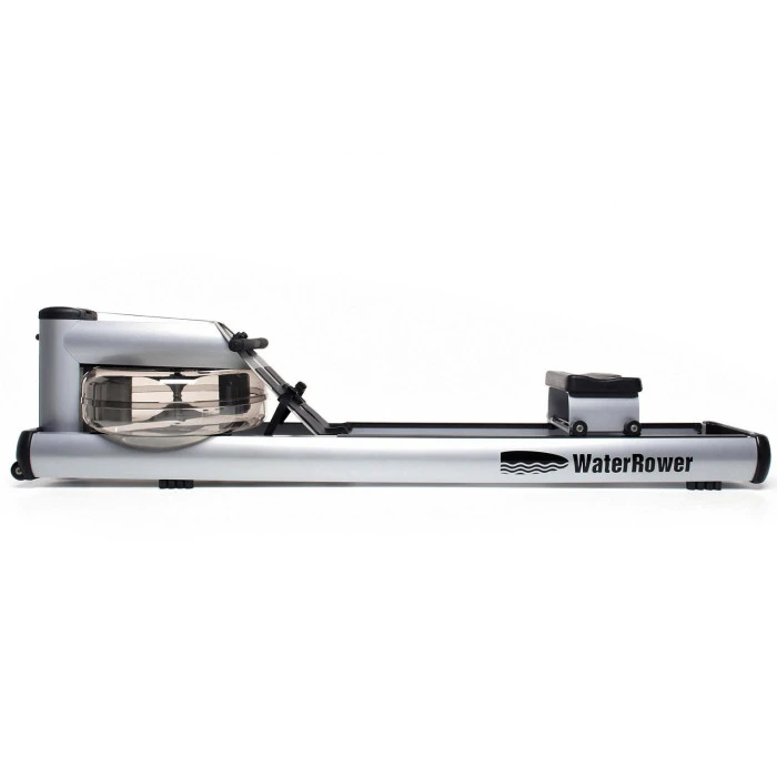 Гребной водный тренажер WaterRower M1 LoRise S4 Aluminum серый