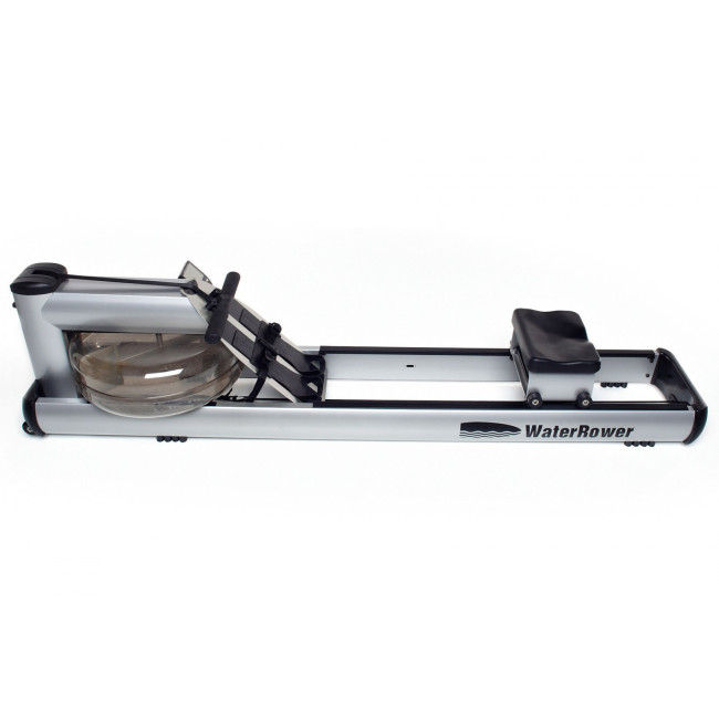 Гребной водный тренажер WaterRower M1 LoRise S4 Aluminum серый