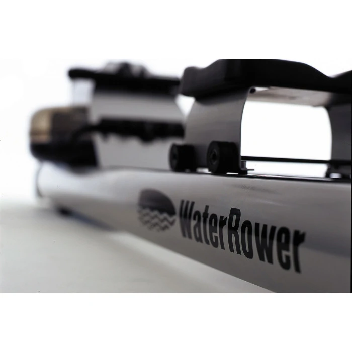 Гребной водный тренажер WaterRower M1 LoRise S4 Aluminum серый