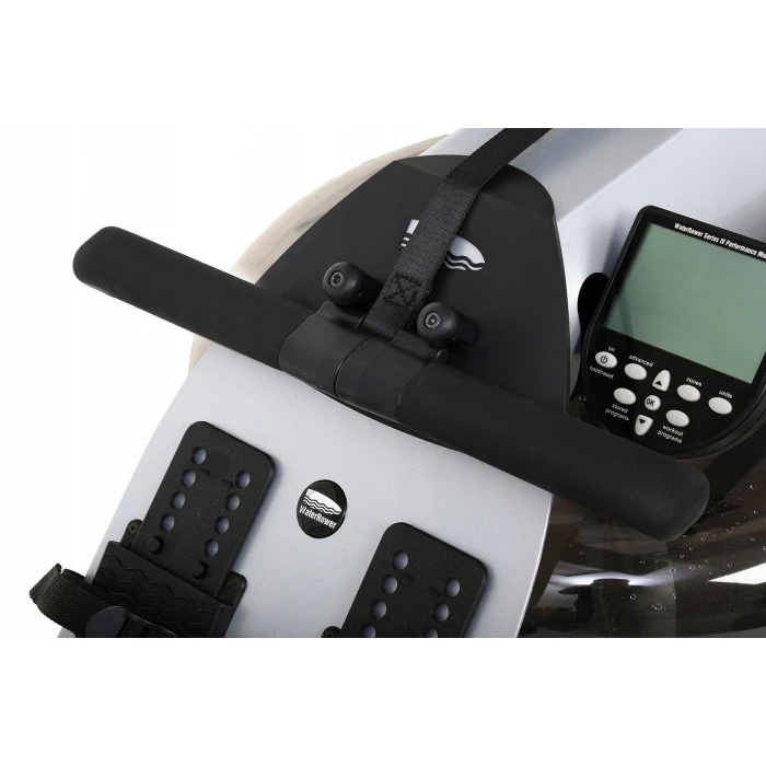 Гребной водный тренажер WaterRower M1 LoRise S4 Aluminum серый