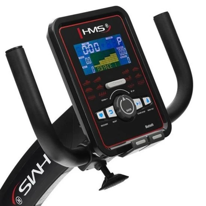 Велотренажер горизонтальный магнитный R5814i HMS черный