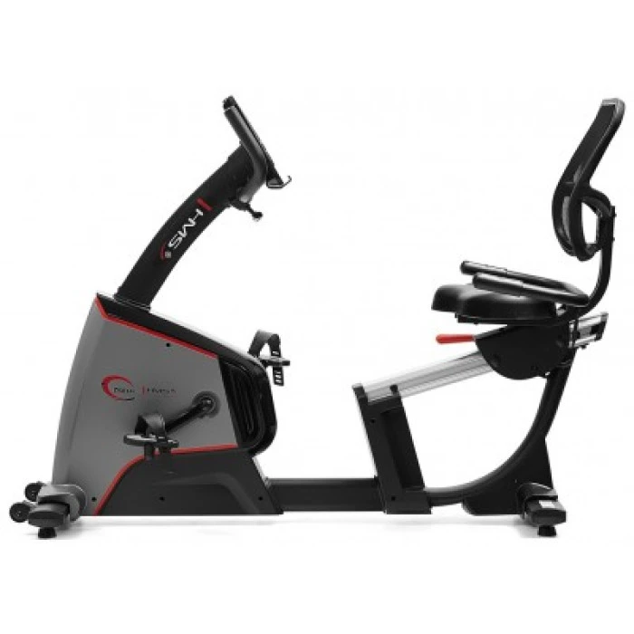 Велотренажер горизонтальный магнитный R5814i HMS черный