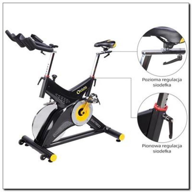 Велотренажер спиннинговый HMS SW7200 – черно-желтый