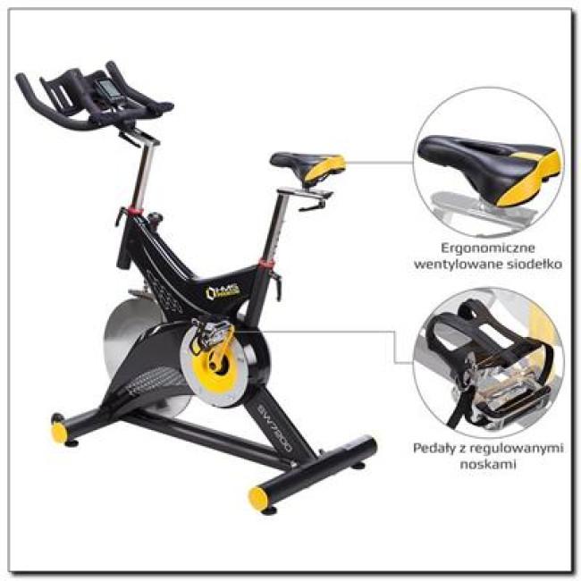 Велотренажер спиннинговый HMS SW7200 – черно-желтый