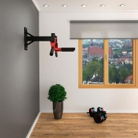 Турник для подтяжки DD10 HMS – черно-красный