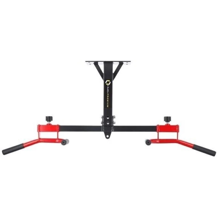 Турник для подтяжки DD10 HMS – черно-красный