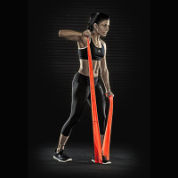 Набір стрічок-еспандерів для вправ Adidas ADTB-10604 червоно-синій