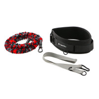 Стрічка-еспандер для вправ inSPORTline Byfaster 2600 260 см/29 кг чорно-червона