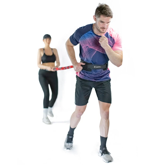 Лента-эспандер для упражнений inSPORTline Byfaster 2600 260 см/29 кг черно-красная