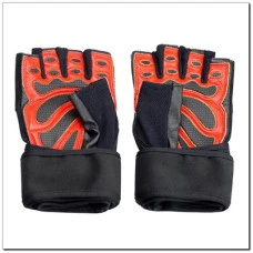 Фітнес-рукавиці чоловічі RST01 HMS – чорно-червоні/розмір S