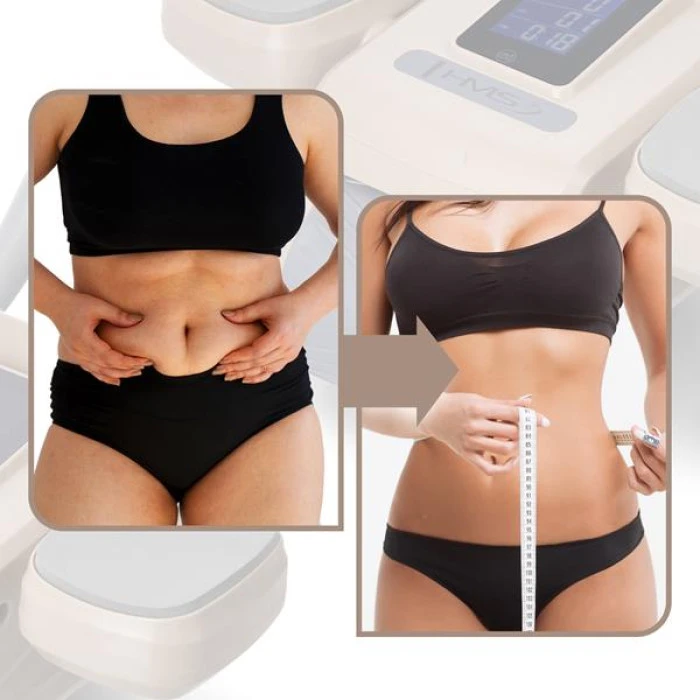 Колесо для тренировки мышц пресса HMS KA08 с LCD дисплеем и зарядкой, коричневое.