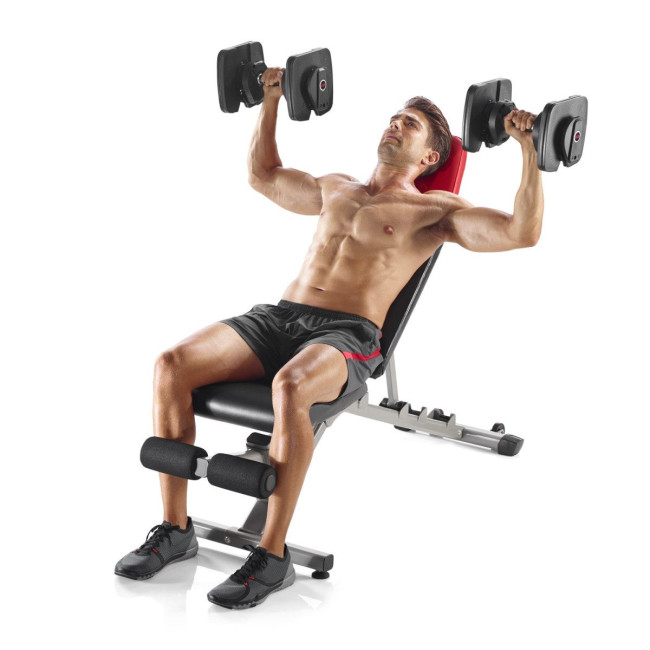 Скамейка с стойкой и гантелями Bowflex SelectTech 1090i