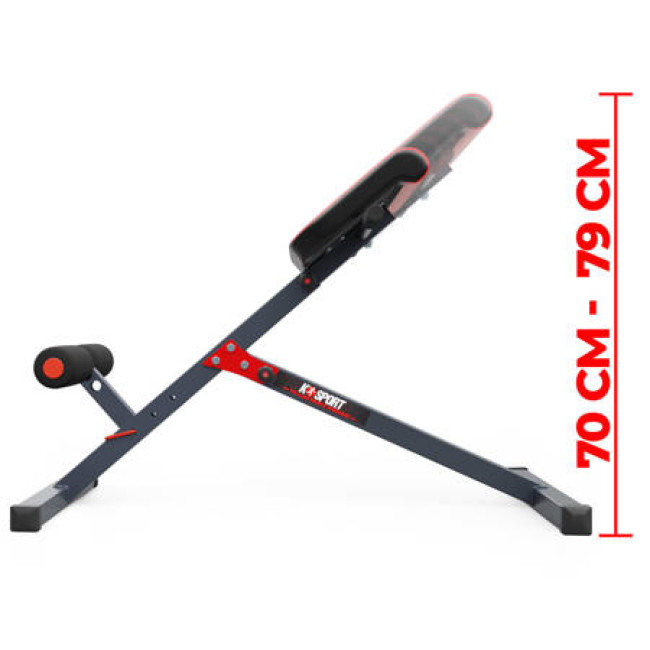 Скамейка для гиперэкстензии (Римский стул) K-Sport KSSL117