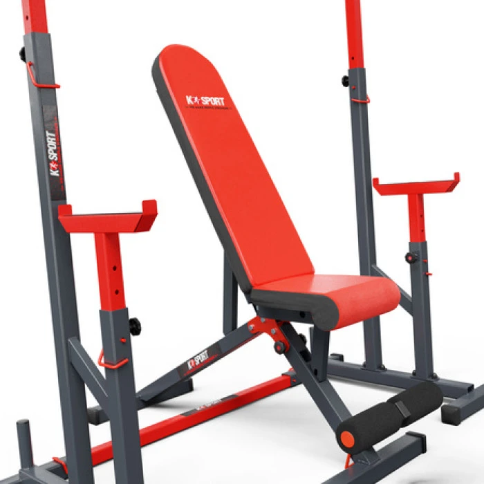 Скамейка многофункциональная K-Sport KSSL069 со стойками