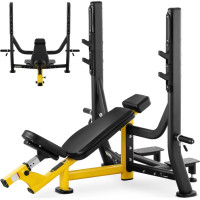 Наклонная лава Gymrex для штанги черно-желтая