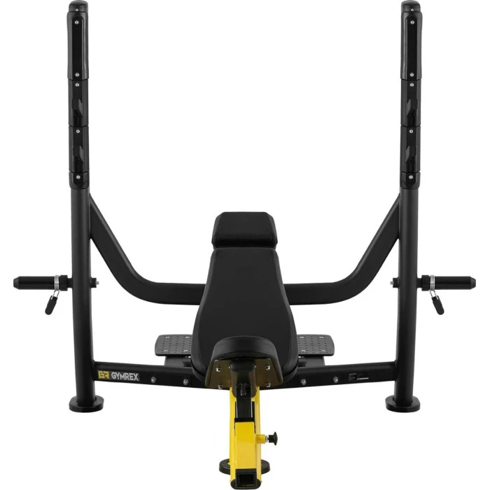 Похила лава Gymrex для штанги чорно-жовта