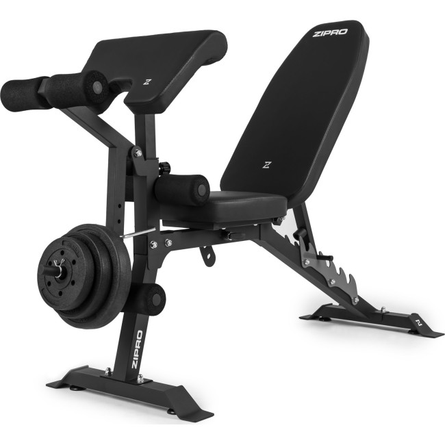 Скамейка Zipro Superset с подставкой