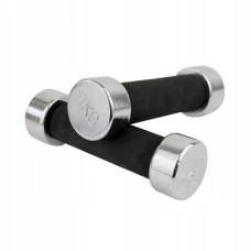 Хромированные гантели MASTER 1 кг х 2 шт.