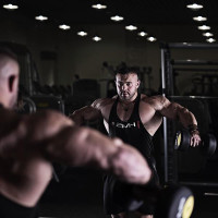 Гантель прогумована HMS HG PRO, 18 кг