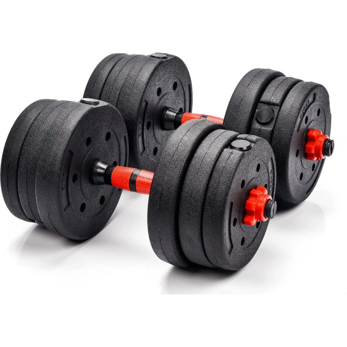 Гантели Meteor битумные 2 х 10 кг