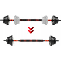 Гантелі Meteor бітумні 2 х 10 кг