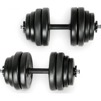 Гантели Physionics битумные 2 х 15 кг