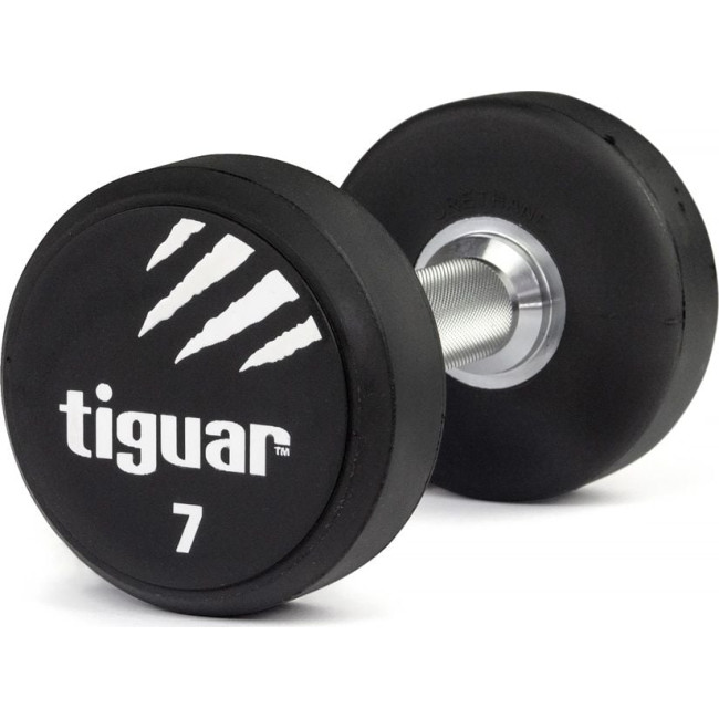 Гантель Tiguar прорезиненная 1 х 7 кг.