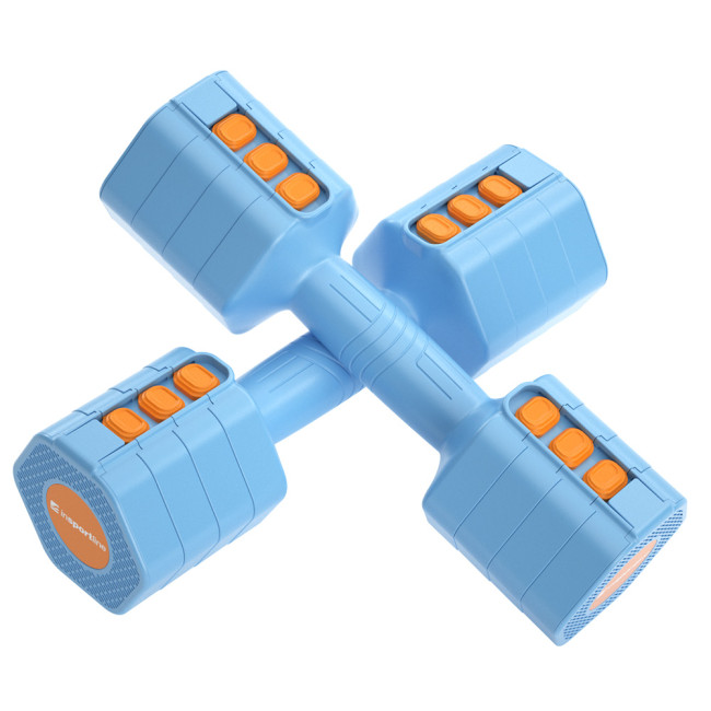 Регулируемый одноручный набор гантелей inSPORTline DuraBell® 2 x 1 – 2,5 кг