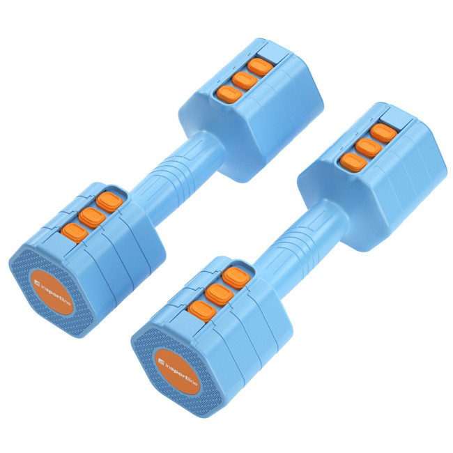 Регулируемый одноручный набор гантелей inSPORTline DuraBell® 2 x 1 – 2,5 кг