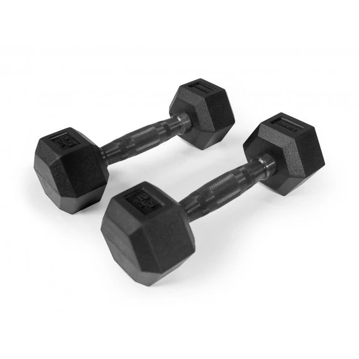 Гантель Zipro Hex прорезиненная 1 х 2,5 кг.