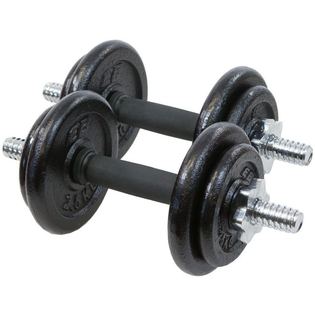 Гантель разборная чугунная Eb Fit 2 х 9,5 кг