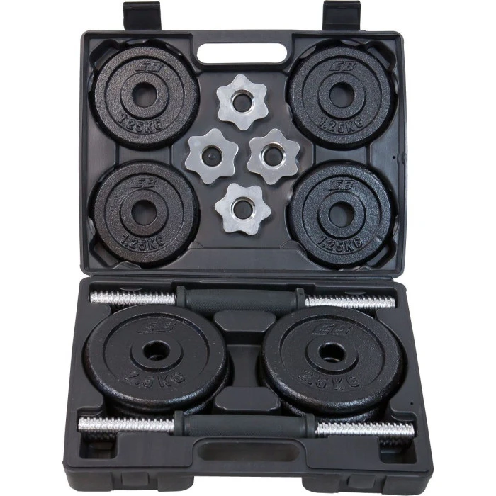 Гантель разборная чугунная Eb Fit 2 х 9,5 кг