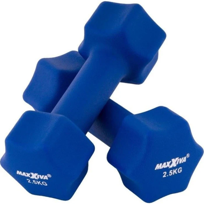 Гантели Maxxiva D84986 неопреновые 2 x 2,5 кг.