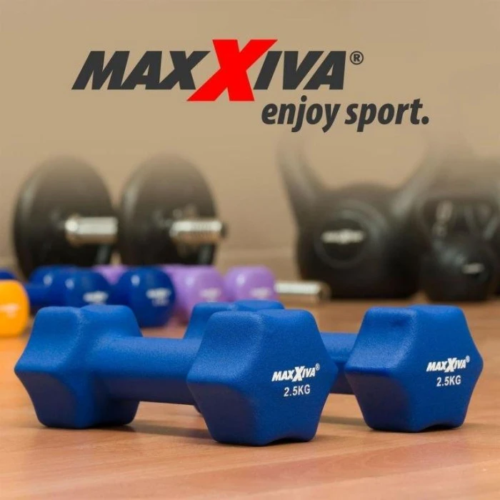 Гантели Maxxiva D84986 неопреновые 2 x 2,5 кг.
