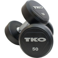 Гантель TKO K828RR-24 прорезиненная 1 х 24 кг